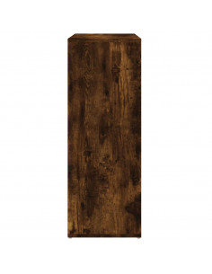 Credenza Rovere Fumo 60x31x84 cm in Legno Multistrato