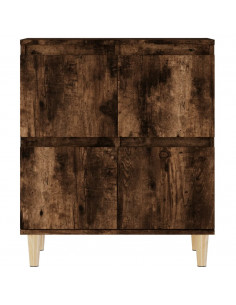 Credenza Rovere Fumo 60x35x70 cm in Legno Multistrato
