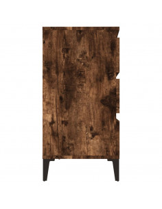 Credenza Rovere Fumo 60x35x70 cm in Legno Multistrato