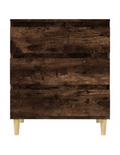 Credenza Rovere Fumo 60x35x70 cm in Legno Multistrato