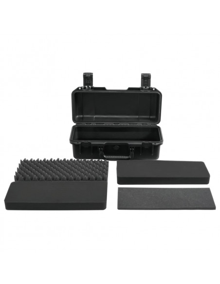 Valigetta da Volo Portatile Nera 46,5x21,5x17,5 cm in PP