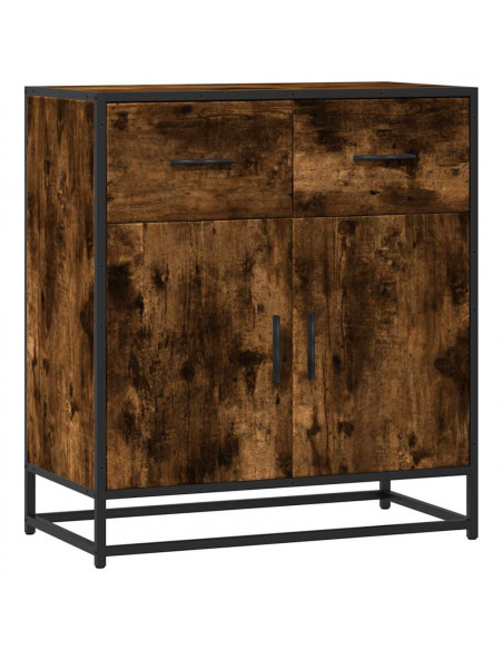 Credenza Rovere Fumo 68x35x76 cm in Truciolato