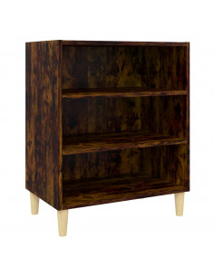 Credenza Rovere Fumo 57x35x70 cm in Truciolato 2