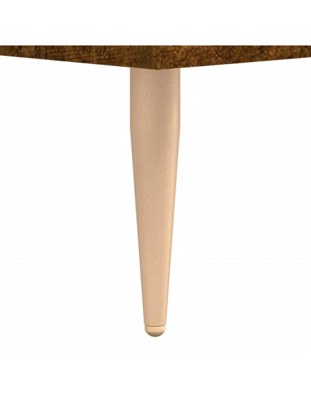 Credenza Rovere Fumo 69,5x31x115 cm in Legno Multistrato