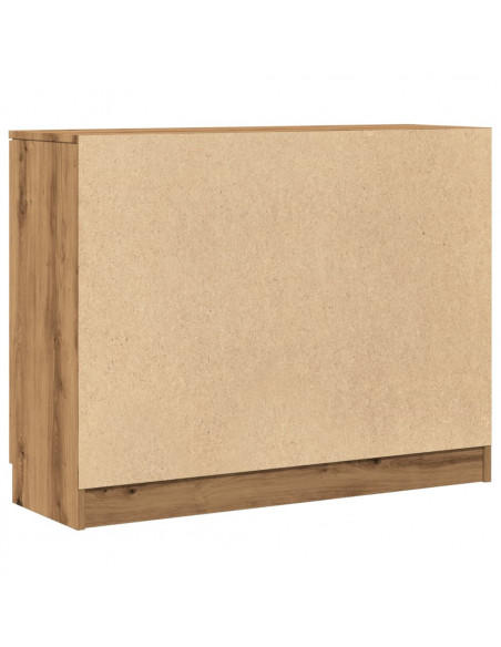 Credenza Rovere Artigianale 90,5x30x70 cm in Legno Multistrato