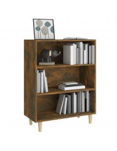 Credenza Rovere Fumo 69,5x32,5x90 cm in Legno Multistrato