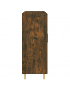 Credenza Rovere Fumo 69,5x34x90 cm in Legno Multistrato
