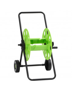 Carrello Avvolgitubo Verde Tubo Flessibile 60 m 1/2" in Acciaio 2