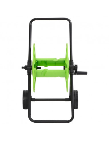 Carrello Avvolgitubo Verde Tubo Flessibile 60 m 1/2" in Acciaio