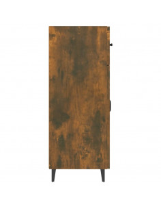 Credenza Rovere Fumo 69,5x34x90 cm in Legno Multistrato