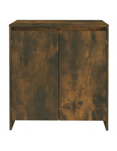 Credenza Rovere Fumo 70x41x75 cm in Legno Multistrato