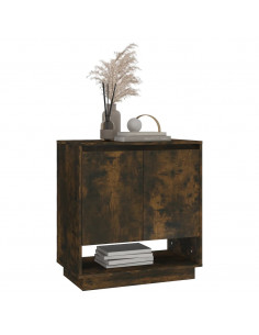 Credenza Rovere Fumo 70x41x75 cm in Truciolato