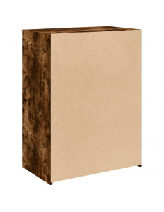 Credenza Rovere Fumo 70x41x93 cm in Legno Multistrato