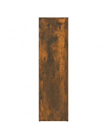Credenza Rovere Fumo 80x30x106 cm in Legno Multistrato