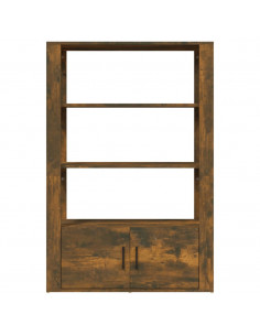 Credenza Rovere Fumo 80x30x119,5 cm in Legno Multistrato