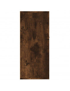 Credenza Rovere Fumo 88x30x70 cm in Legno Ingegnerizzato