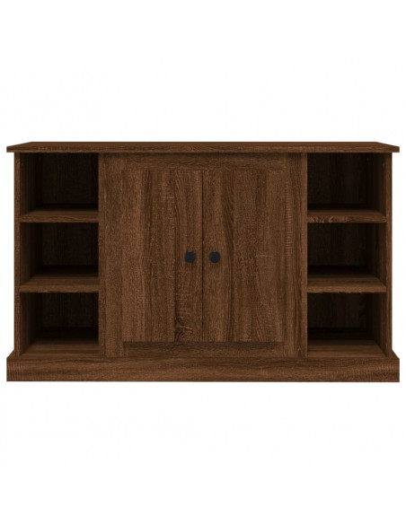 Credenza Rovere Marrone 100x35,5x60 cm in Legno Multistrato