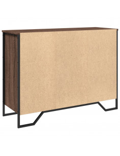 Credenza Rovere Marrone 101x35,5x74,5 cm in Legno Multistrato