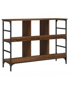 Credenza Rovere Marrone 102x32x73,5 cm in Legno Multistrato