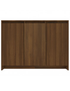 Credenza Rovere Marrone 102x33x75 cm in Truciolato