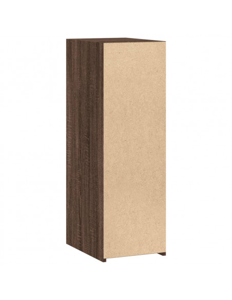 Credenza Rovere Marrone 30x41x93 cm in Legno Multistrato
