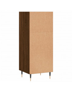 Credenza Rovere Marrone 34,5x32,5x90 cm in Legno Multistrato