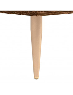 Credenza Rovere Marrone 34,5x34x90 cm in Legno Multistrato