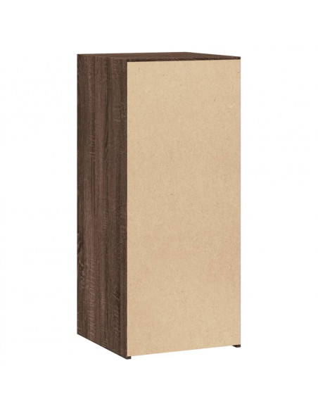 Credenza Rovere Marrone 40x41x93 cm in Legno Multistrato