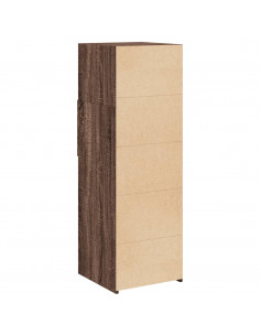 Credenza Rovere Marrone 40x42,5x124 cm in Legno Multistrato