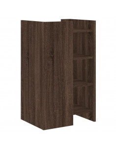 Credenza Rovere Marrone 45x35x75 cm in Legno Multistrato