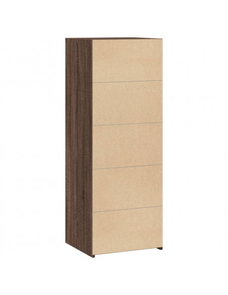 Credenza Rovere Marrone 45x41x124cm in Legno Multistrato