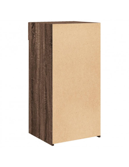 Credenza Rovere Marrone 45x42,5x93 cm in Legno Multistrato