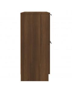 Credenza Rovere Marrone 60x30x70 cm in Legno tecnico