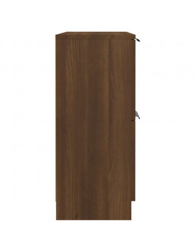 Credenza Rovere Marrone 60x30x70 cm in Legno tecnico