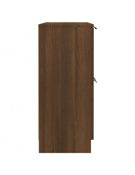Credenza Rovere Marrone 60x30x70 cm in Legno tecnico