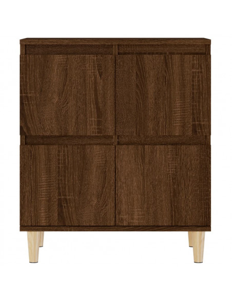 Credenza Rovere Marrone 60x35x70 cm in Legno Multistrato
