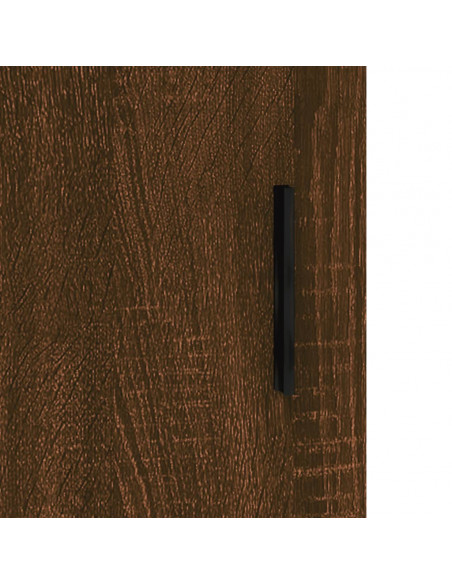 Credenza Rovere Marrone 69,5x34x90 cm in Legno Multistrato
