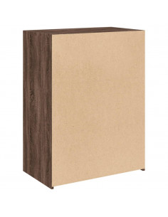 Credenza Rovere Marrone 70x41x93 cm in Legno Multistrato