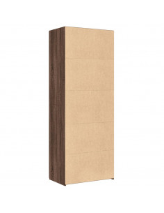 Credenza Rovere Marrone 70x42,5x185 cm in Legno Multistrato