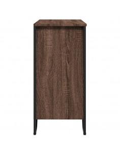 Credenza Rovere Marrone 78x35,5x74,5 cm in Legno Multistrato