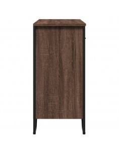 Credenza Rovere Marrone 79,5x35,5x74,5 cm in Legno Multistrato