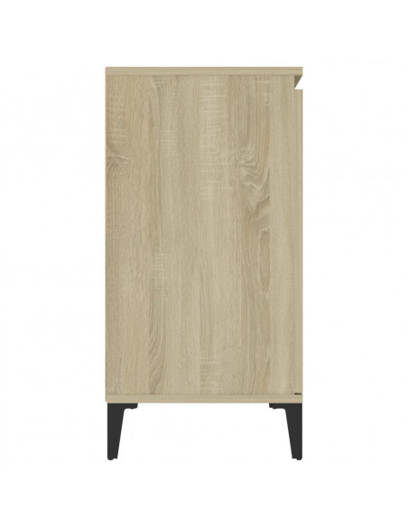 Credenza Rovere Sonoma 104x35x70 cm in Legno Multistrato