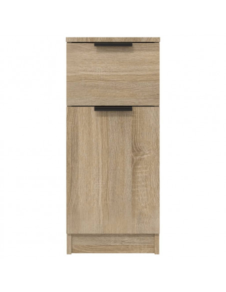 Credenza Rovere Sonoma 30x30x70 cm in Legno Multistrato