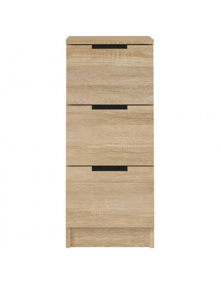 Credenza Rovere Sonoma 30x30x70 cm in Legno Multistrato