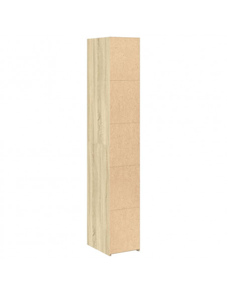 Credenza Rovere Sonoma 30x41x185 cm in Legno Multistrato