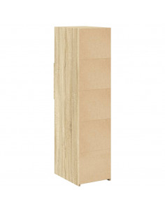 Credenza Rovere Sonoma 30x42,5x124 cm in Legno Multistrato