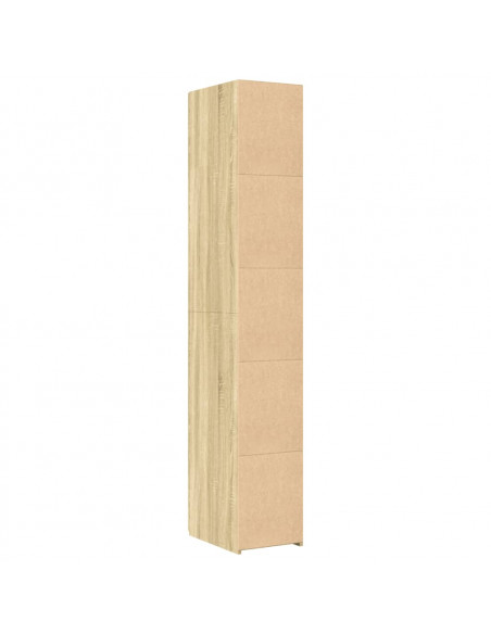 Credenza Rovere Sonoma 30x42,5x185 cm in Legno Multistrato