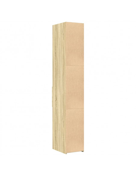 Credenza Rovere Sonoma 30x42,5x185 cm in Legno Multistrato