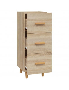 Credenza Rovere Sonoma 34,5x34x90 cm in Legno Multistrato