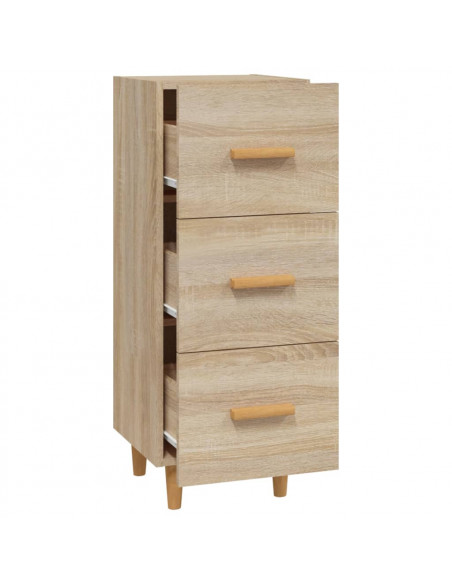 Credenza Rovere Sonoma 34,5x34x90 cm in Legno Multistrato
